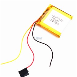Аккумулятор 3.7v 1000mAh 3pin 3 провода 604040 Li-Pol универсальная аккумуляторная батарея 6x40x40 - фото 185179
