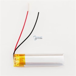 Аккумулятор 3.7v 360mAh 2pin 2 провода 701247 Li-Pol универсальная аккумуляторная батарея 7x12x47 - фото 185199