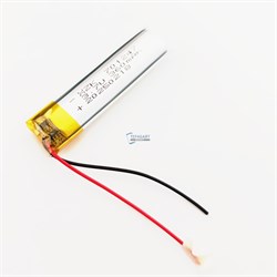 Аккумулятор 3.7v 360mAh 2pin 2 провода 701247 Li-Pol универсальная аккумуляторная батарея 7x12x47 - фото 185200