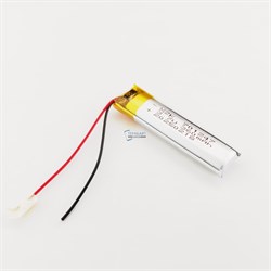 Аккумулятор 3.7v 360mAh 2pin 2 провода 701247 Li-Pol универсальная аккумуляторная батарея 7x12x47 - фото 185202
