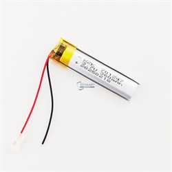 Аккумулятор 3.7v 360mAh 2pin 2 провода 701247 Li-Pol универсальная аккумуляторная батарея 7x12x47 - фото 185204