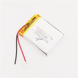 Аккумулятор 3.7v 1500mAh 2 pin 2 провода 604050 Li-Pol универсальная аккумуляторная батарея 6x40x50 - фото 185262