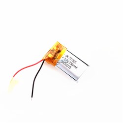 Аккумулятор 3.7v 230mAh 2 pin 2 провода 701525 Li-Pol универсальная аккумуляторная батарея 7x15x25 - фото 185285