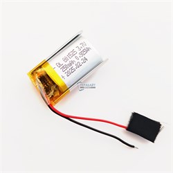 Аккумулятор 3.7v 250mAh 2 pin 2 провода 801525 Li-Pol универсальная аккумуляторная батарея 8x15x25 - фото 185304