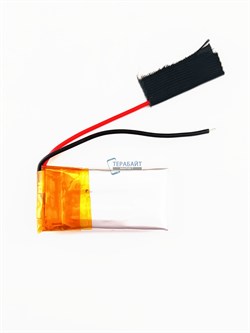 Аккумулятор 3.7v 70mAh 2 pin 2 провода 331223 Li-Pol универсальная аккумуляторная батарея 3.3x12x23 - фото 185857