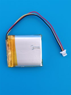 Аккумулятор 3.7v 700mAh 3 pin 3 провода + разъем (фишка) коннектор 753030 Li-Pol универсальная аккумуляторная батарея 7.5x30x30 - фото 185979