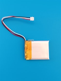 Аккумулятор 3.7v 240mAh 3 pin 3 провода + разъем (фишка) коннектор 382530 Li-Pol универсальная аккумуляторная батарея 3.8x25x30 - фото 186887