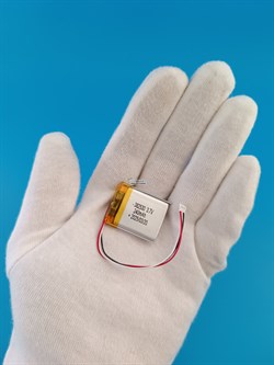 Аккумулятор 3.7v 240mAh 3 pin 3 провода + разъем (фишка) коннектор 382530 Li-Pol универсальная аккумуляторная батарея 3.8x25x30 - фото 186895