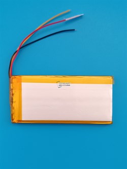 Аккумулятор 3.7v 1600mAh 3 pin 3 провода 504080 Li-Pol универсальная аккумуляторная батарея 5x40x80 - фото 187039