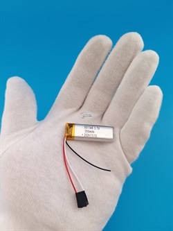Аккумулятор 3.7v 350mAh 3 pin 3 провода 501340 Li-Pol универсальная аккумуляторная батарея 5x13x40 - фото 187106
