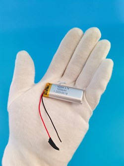 Аккумулятор 3.7v 1000mAh 2 pin 2 провода 102050 Li-Pol универсальная аккумуляторная батарея 10x20x50 - фото 187172