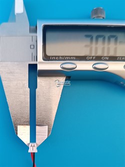 Аккумулятор 3.7v 300mAh 2 pin 2 провода 302560 Li-Pol универсальная аккумуляторная батарея 3x25х60 - фото 187199