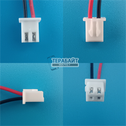 Аккумулятор 3.7v 5000mAh 2 pin 2 провода + разъем фишка (коннектор) 105080 Li-Pol универсальная аккумуляторная батарея 10x50x80 - фото 187239