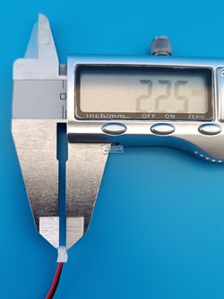 Аккумулятор 3.7v 3200mAh 2 pin 2 провода + разъем фишка (коннектор) 124345 Li-Pol универсальная аккумуляторная батарея 12x43х45 - фото 187487