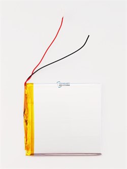 Аккумулятор 3.7v 2400mAh 2 pin 2 провода 407175 Li-Pol универсальная аккумуляторная батарея 4x71х75 - фото 187584