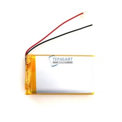 Аккумулятор 3.7v 5000mAh 2pin 955565 Li-Pol универсальная аккумуляторная батарея 9.5x55x65 2 провода - фото 187703