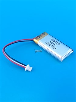 Аккумулятор 3.7v 550mAh 3pin 3 провода + разъем (фишка) коннектор 602040 Li-Pol универсальная аккумуляторная батарея 6x20x40 - фото 189955