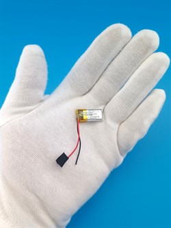 Аккумулятор 3.7v 125mAh 2 pin 2 провода 401224 Li-Pol универсальная аккумуляторная батарея 4x12x24 - фото 189989