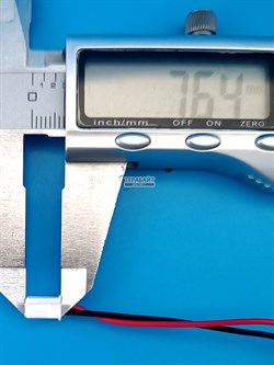 Аккумулятор 3.7v 1500mAh 2 pin 2 провода + разъем фишка (коннектор) 803448 Li-Pol универсальная аккумуляторная батарея 8x34х48 - фото 191137