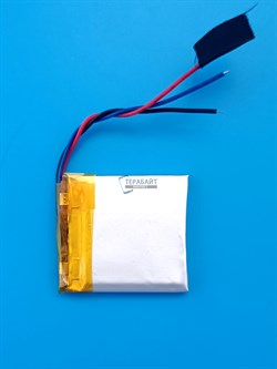 Аккумулятор 3.7v 400mAh 3pin 403030 Li-Pol универсальная аккумуляторная батарея 4x30x30 3 провода - фото 191182