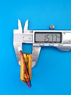 Аккумулятор 3.7v 3000mAh 2 pin 2 провода + разъем фишка (коннектор) 164040 Li-Pol универсальная аккумуляторная батарея 16x40х40 - фото 191198
