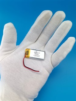 Аккумулятор 3.7v 450mAh 2pin 2 провода + разъем (фишка) коннектор 602040 Li-Pol универсальная аккумуляторная батарея 6x20x40 - фото 191221