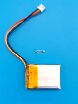 Аккумулятор 3.7v 220mAh 3pin 3 провода + разъем (фишка) коннектор 402025 Li-Pol универсальная аккумуляторная батарея 4x20x25 - фото 191988