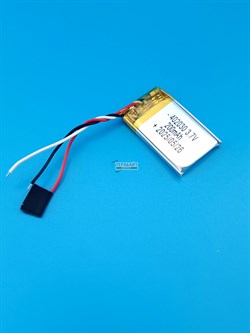 Аккумулятор 3.7v 200mAh 3pin 402030 Li-Pol универсальная аккумуляторная батарея 4x20x30 3 провода - фото 192016