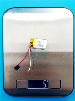 Аккумулятор 3.7v 200mAh 3pin 402030 Li-Pol универсальная аккумуляторная батарея 4x20x30 3 провода - фото 192018