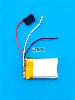 Аккумулятор 3.7v 250mAh 3pin 502030 Li-Pol универсальная аккумуляторная батарея 5x20x30 3 провода Терабайт Маркет - фото 192038