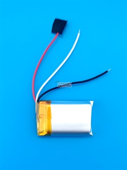 Аккумулятор 3.7v 300mAh 3pin 602030 Li-Pol универсальная аккумуляторная батарея 6x20x30 3 провода - фото 192058