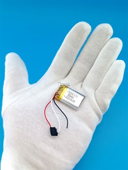 Аккумулятор 3.7v 400mAh 3pin 702030 Li-Pol универсальная аккумуляторная батарея 7x20x30 3 провода - фото 192079
