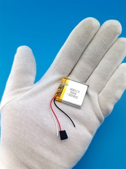 Аккумулятор 3.7v 350mAh 3pin 402830 Li-Pol универсальная аккумуляторная батарея 4x28x30 3 провода - фото 192130