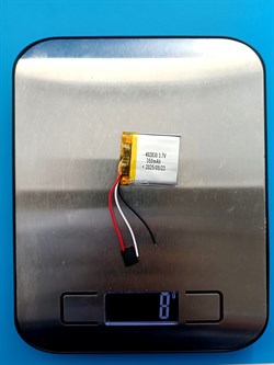 Аккумулятор 3.7v 350mAh 3pin 402830 Li-Pol универсальная аккумуляторная батарея 4x28x30 3 провода - фото 192131