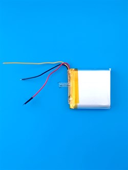 Аккумулятор 3.7v 1500mAh 3pin 804040 Li-Pol универсальная аккумуляторная батарея 8x40x40 3 провода - фото 192145