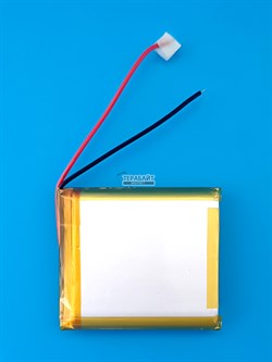 Аккумулятор 3.7v 5100mAh 2pin 125560 Li-Pol универсальная аккумуляторная батарея 12x55x60 2 провода - фото 192185