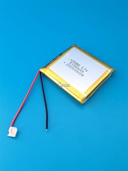 Аккумулятор 3.7v 5100mAh 2pin 125560 Li-Pol универсальная аккумуляторная батарея 12x55x60 2 провода - фото 192189