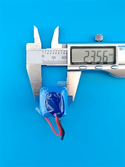 Аккумулятор 3.8v 2700mAh 2pin 222636 Li-Pol универсальная аккумуляторная батарея 22x26x36 2 провода - фото 192206