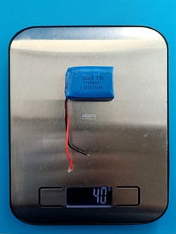 Аккумулятор 3.8v 2700mAh 2pin 222636 Li-Pol универсальная аккумуляторная батарея 22x26x36 2 провода - фото 192212