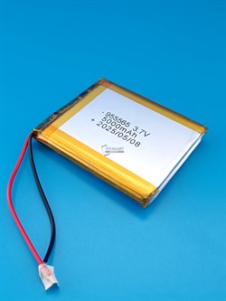 Аккумулятор 3.7v 5000mAh 2pin 955565 Li-Pol универсальная аккумуляторная батарея 9.5x55x65 2 провода - фото 192232