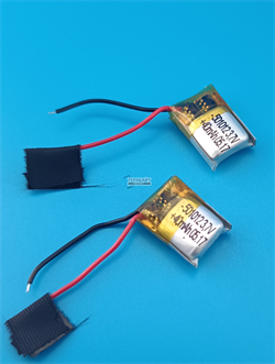 Аккумулятор 501012 для беспроводных наушников 3.7v 40mAh 5x10x12 (2шт в комплекте) 2 провода с платой аккумуляторная батарейка подходит на блютуз наушники и гарнитуры - фото 192274