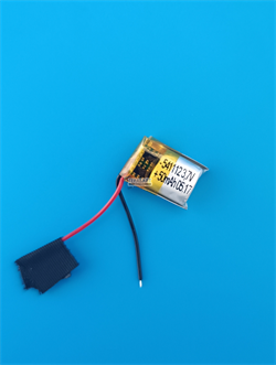 Аккумулятор 541112 для беспроводных наушников 3.7v 50mAh 54x11x12 (2шт в комплекте) 2 провода с платой аккумуляторная батарейка подходит на блютуз наушники и гарнитуры - фото 192295