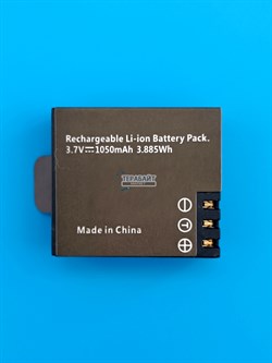 Аккумуляторная батарея PG1050 2шт для экшен камер SJCAM EKEN и других li-ion 3.7v 1050mAh - фото 192667