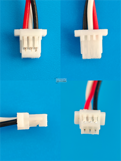 Аккумулятор 3.7v 2000mAh 3pin 3 провода + разъем (фишка) коннектор 103450 Li-Pol универсальная аккумуляторная батарея 10x34x50 - фото 192734