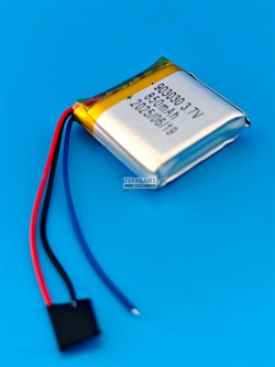 Аккумулятор 3.7v 850mAh 3pin 903030 Li-Pol универсальная аккумуляторная батарея 9x30x30 3 провода - фото 192925