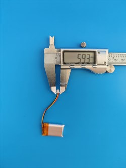 Аккумулятор 3.7v 250mAh 3pin 3 провода + разъем (фишка) коннектор 552030 Li-Pol универсальная аккумуляторная батарея 5.5x20x30 - фото 192942