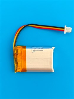 Аккумулятор 3.7v 250mAh 3pin 3 провода + разъем (фишка) коннектор 552030 Li-Pol универсальная аккумуляторная батарея 5.5x20x30 - фото 192945