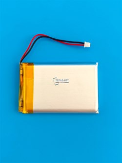 Аккумулятор 3.7v 2000mAh 2pin 2 провода + разъем (фишка) коннектор 704060 Li-Pol универсальная аккумуляторная батарея 7x40x60 - фото 192973