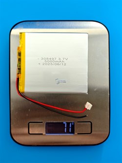 Аккумулятор 3.7v 4000mAh 2pin 308497 Li-Pol универсальная аккумуляторная батарея 3x84x97 2 провода - фото 192994