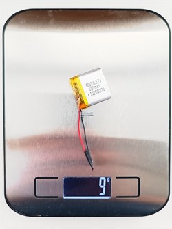 Аккумулятор 3.7v 600mAh 2pin 602730 Li-Pol универсальная аккумуляторная батарея 6x27x30 2 провода - фото 193637